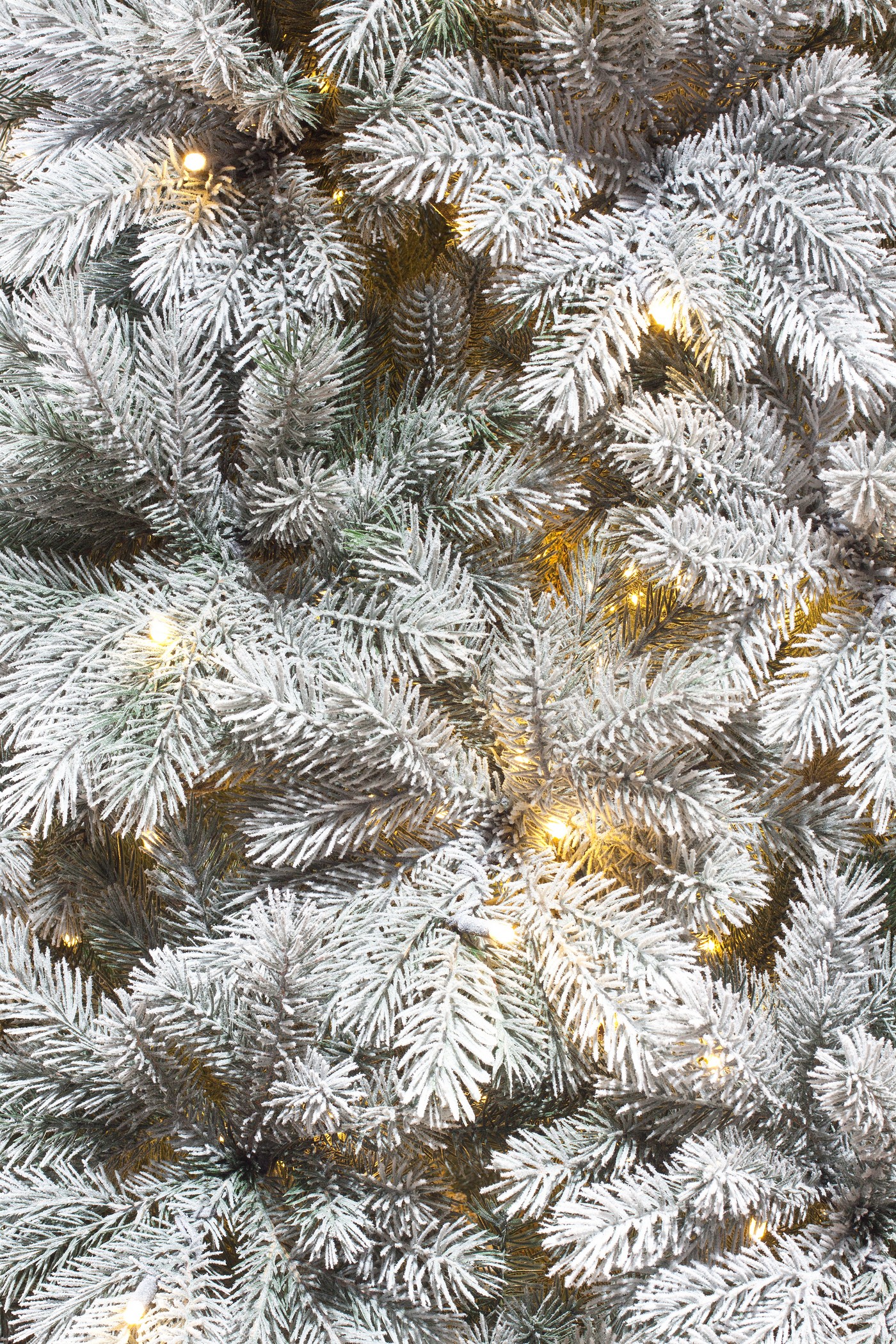 картинка Ель «Летиция с освещением заснеженная» напольная